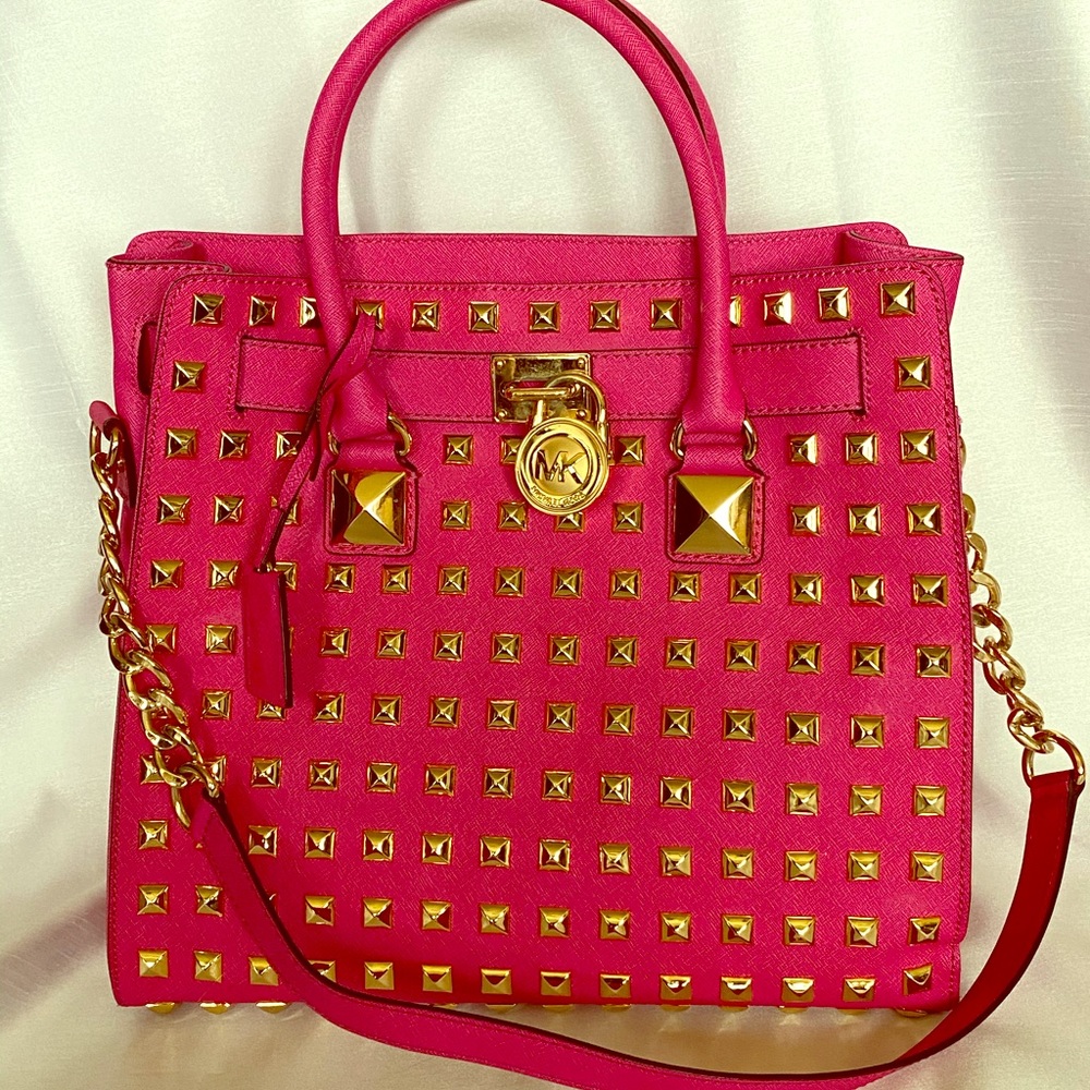 Michael Kors studded arm bag